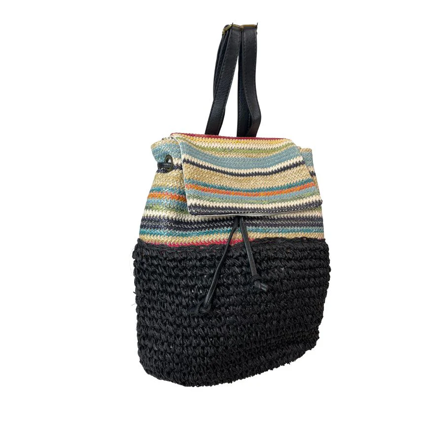Sommerlicher Damen-Rucksack - handgefertigt und nachhaltig