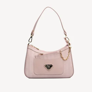 CASTIEL | Schultertasche soft rosé/gold