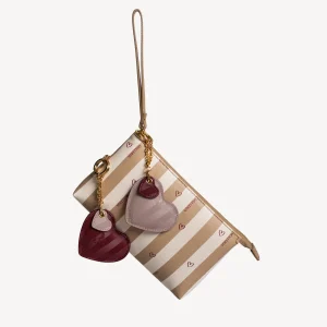 PIZOL | Necessaire cappuccino beige silber Special Edition