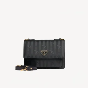 URSY | Umhängetasche classic schwarz/gold