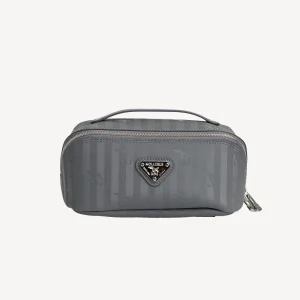 SERVAZ | Necessaire in elephant grau/silber