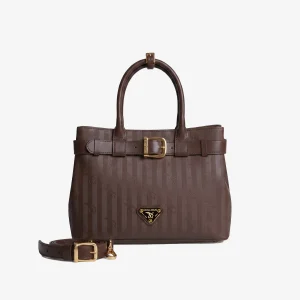 WITTNAU | Handtasche terra braun/gold